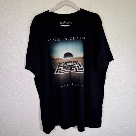 Alice In Chains Shirt Mens XXL 2018 Tour Band Concert Graphic Tee Rock Music 2XL - Picture 1 of 8